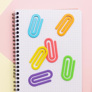 3D Paperclip, Minimal Paperclip, Office Decor, School Supply, Stationery Accessory, Organizer, Ready to Print, 3D STL File Digital Download