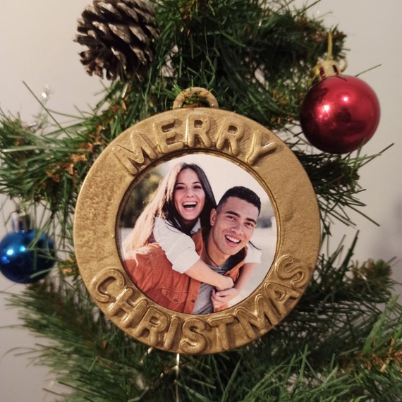 Frame Christmas Ornaments, Photo Frame, Interchangeable Photo, Christmas Decor, Surprise or Gift for Christmas, 3D STL File Digital Download