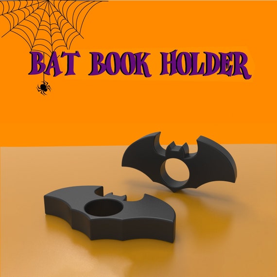 Bat Book Page Holder, 3D Book Lover Gift, BookMark 3D STL File, Interesting Page Holder, Special Bat Lovers Gift, 3D STL Digital Download