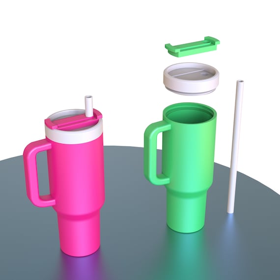 3D Stanley Tumbler, 3D Printable Replica, Original Stanley Style, Classic Design, Ready to Print, 3D STL File for Printer, Digital Download