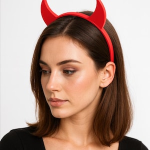 Devil Horns Funny HeadBand, Halloween Party, Surprise & Gift, Party Time, Special Devil Lovers Gift, 3D STL File Digital Download, BOO!