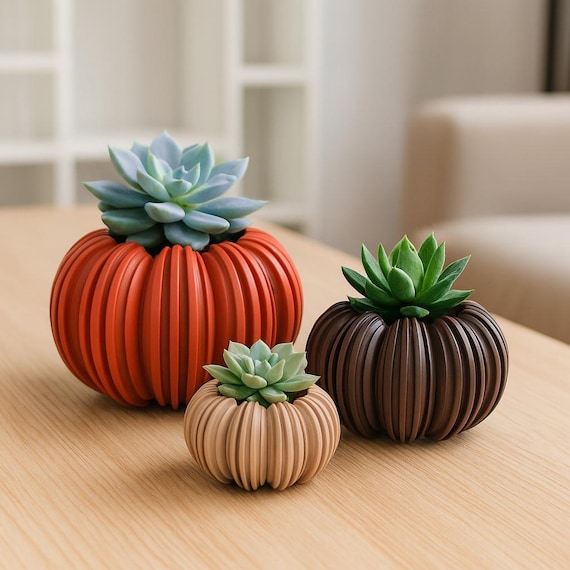 Krbis bertopf | Modernes lineares Design Sukkulenten und Blumentopf |  Minimal Halloween Dekorativer Topf | 3D STL Datei - Digital Download - Etsy  sterreich