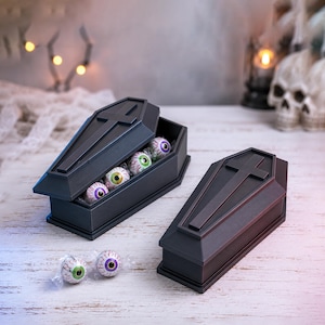 3D Coffin Box | Halloween Gothic Decor | Tool, Jewelry & Storage Container - Holder | 3D STL File - Digital Download