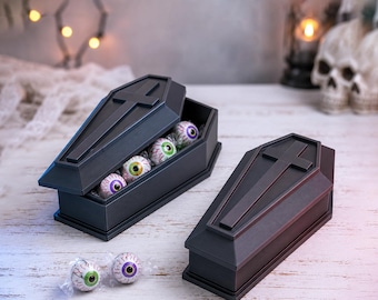 3D Coffin Box | Halloween Gothic Decor | Tool, Jewelry & Storage Container - Holder | 3D STL File - Digital Download