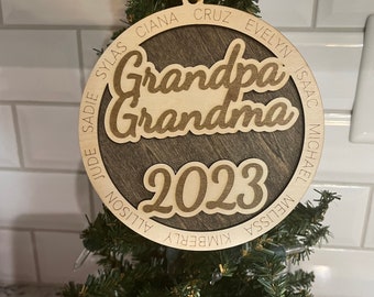 Personalized Christmas Ornament |Grandparent | Family | Teacher | Coach