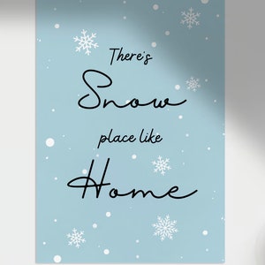 C&#39;è un posto innevato come la stampa natalizia di casa