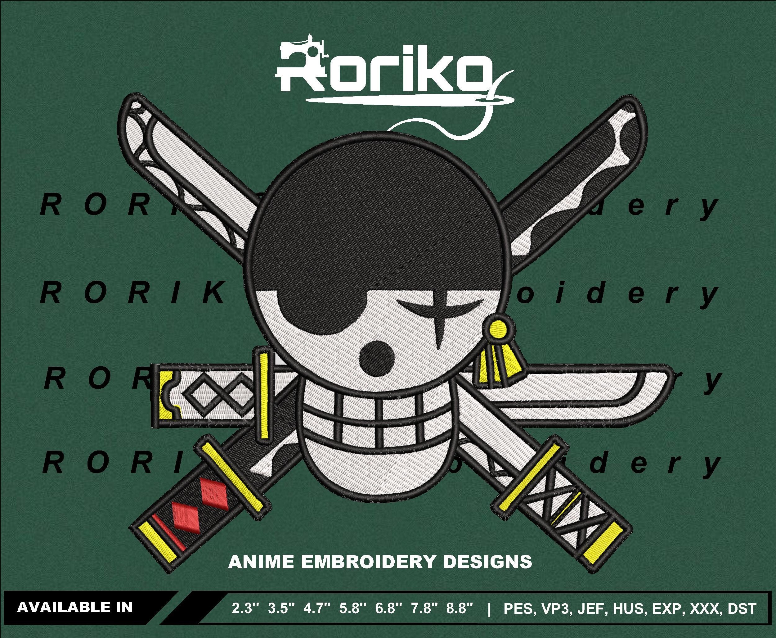 Camiseta One Piece Roronoa Zoro Haramaki Design