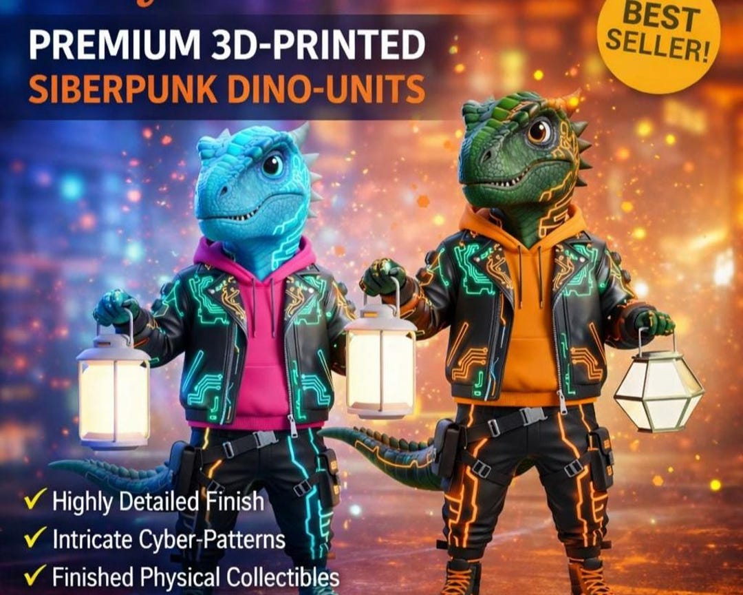 Cyber Lizard STL Pack, Futuristic Sci Fi 3D Print Model File Set - Etsy
