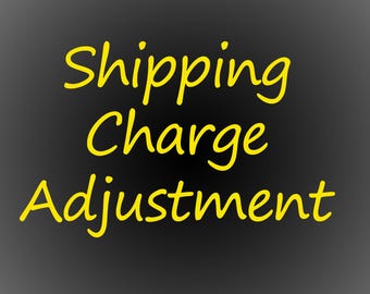 Remote Area Shipping Charge Adjustment