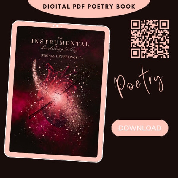 An Instrumental Heartstring Feeling Poetry Book~ Digital Download