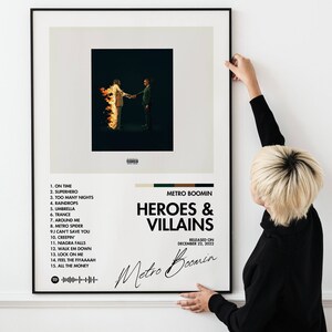 Metro Boomin - Heroes & Villains Poster for Sale by danielschabo