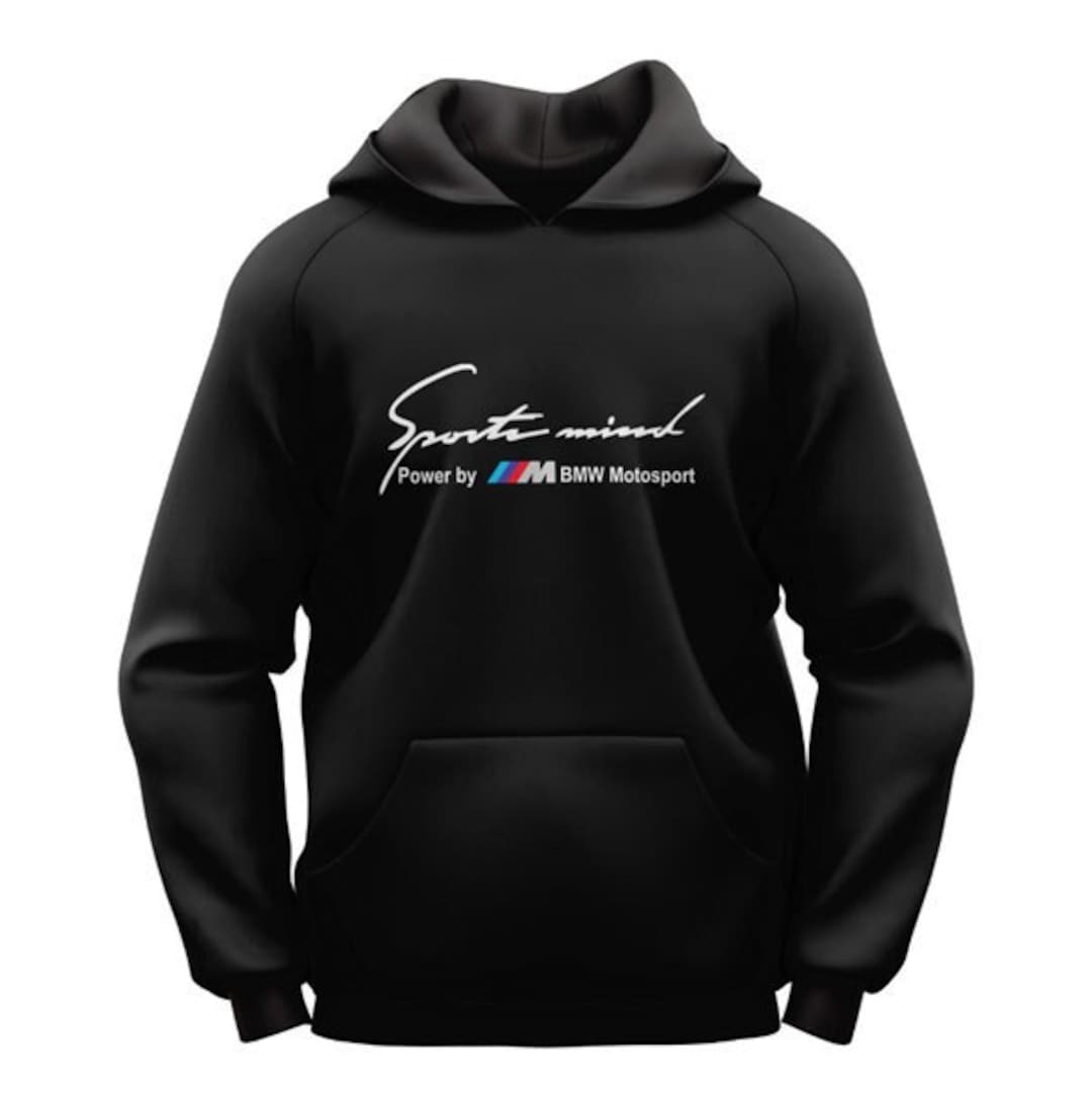 BMW M Sport Black Hoodie Sportif Hoodie Black Hoodie Etsy
