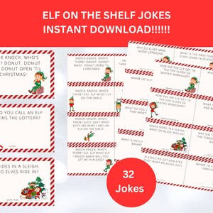 Elf Jokes Printable, Printable Elf Jokes, Elf Knock Knock Jokes, Elf on ...