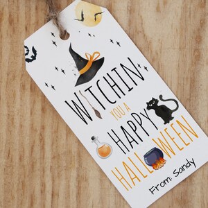 Printable Halloween Gift Tag, Trick or Treat Printable Tag, Halloween Treat Tag, Halloween Tag, Halloween Party Favor Tag, Instant Download