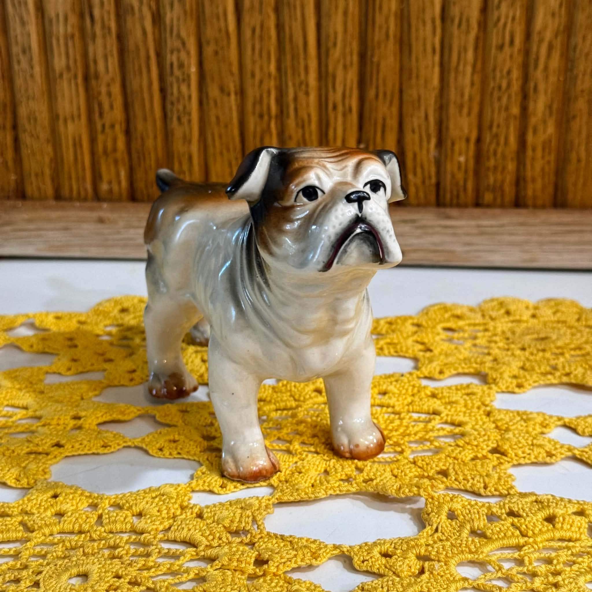 Vintage Bulldog Ceramic - Etsy