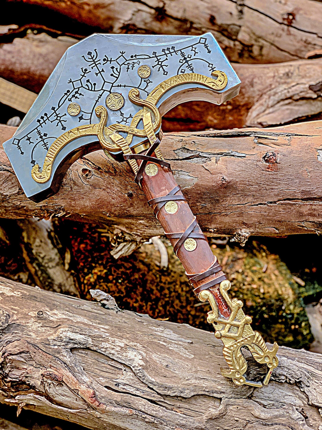 Vikings Hammer, God of War Thor Hammer, Mjolnir Replica With Wooden Box