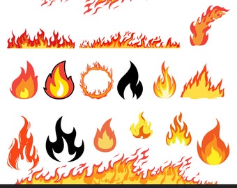 Feuer-Svg-Bundle, Feuer-Clipart, Feuerflammen-Svg, Feuer-Svg, Lagerfeuer-Svg, Feuerball, Flammen-Svg, Feuerrahmen-Svg, Schnittdateien für Cricut