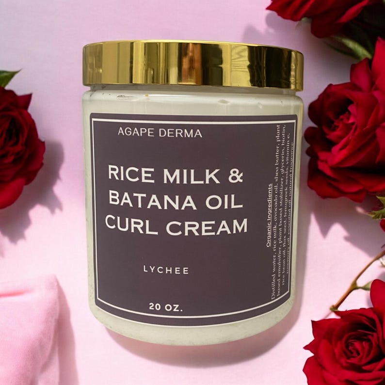 Rice Milk & Batana Oil Curl Cream 20oz - Infused With Hair Growth ...