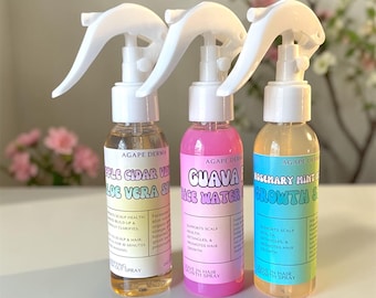 Herbal Hair Growth Leave In Spray Sample Set | Detangler | 3.4oz