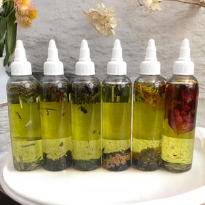 Hair Growth Oil - Botanical Nourishing Hair and Body Oil for Natural Hair Care - 4oz Moisturizing & Scalp Treatment bild 2