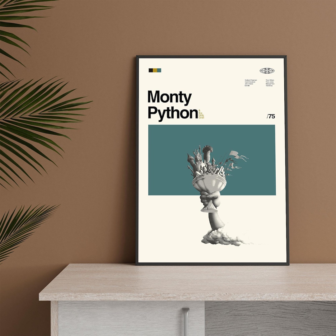 Monty Python Poster Monty Python Movie Movie Poster - Etsy