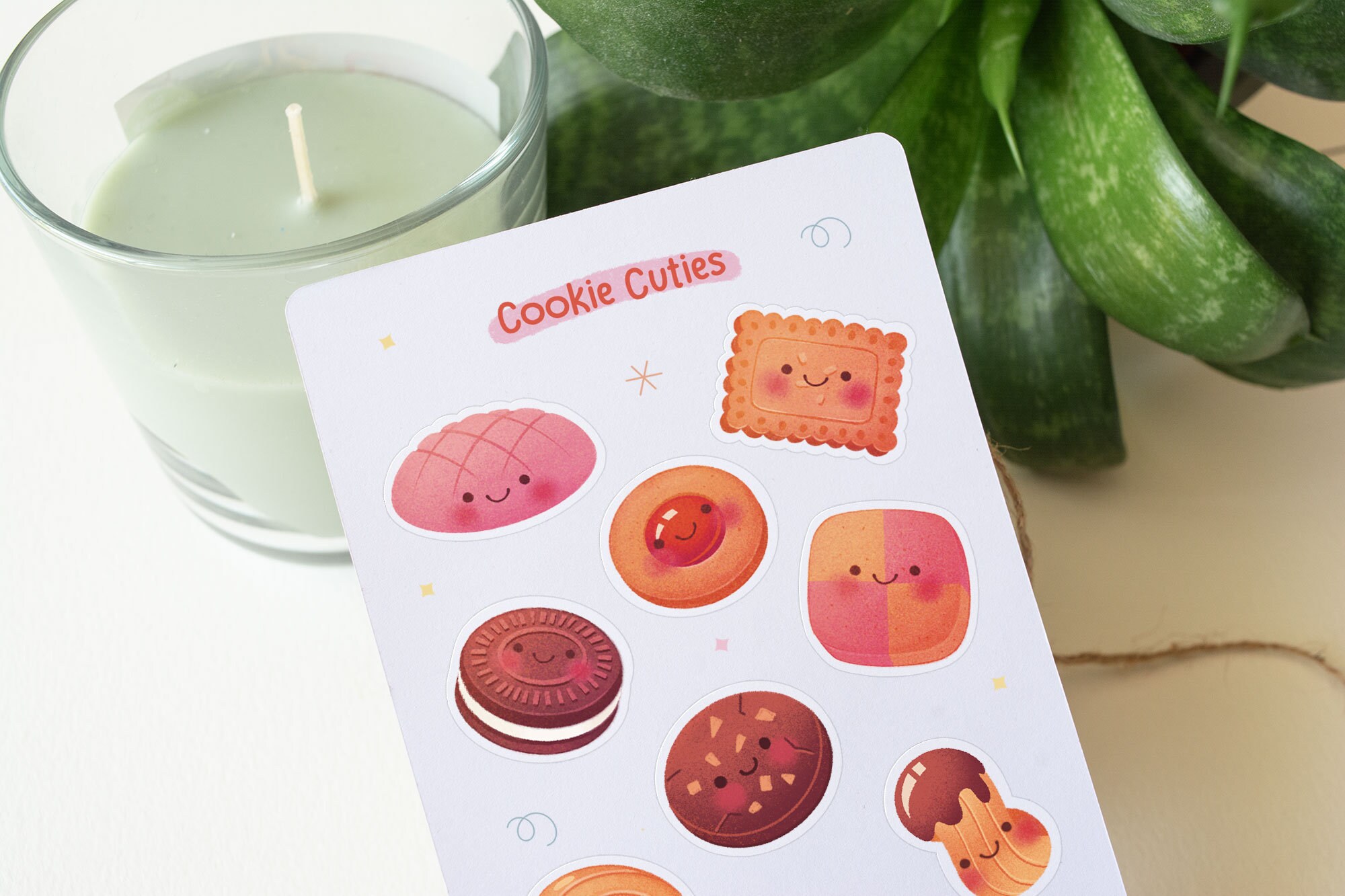 Sticker Sheet - Cookie Cuties | Stickers for Journaling and Planners - Etsy
