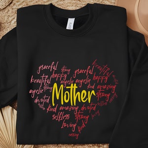 Mother&#39;s Heart Shirt, Mother&#39;s Day Gift, Cute Mom Shirt, Gift for Mother, Shirt for Mother, Cute Mom&#39;s Life Sweatshirt, Gift For Her