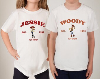 Disney Toy Story Characters T-Shirt,Toy Story Shirt,Buzz Lightyear Shirt,Mr and Mrs Potato Tee,Sheriff Woody Tee,Bo Peep Tee, Jessie Shirt