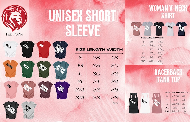 a women's short sleeve shirt sizes chart