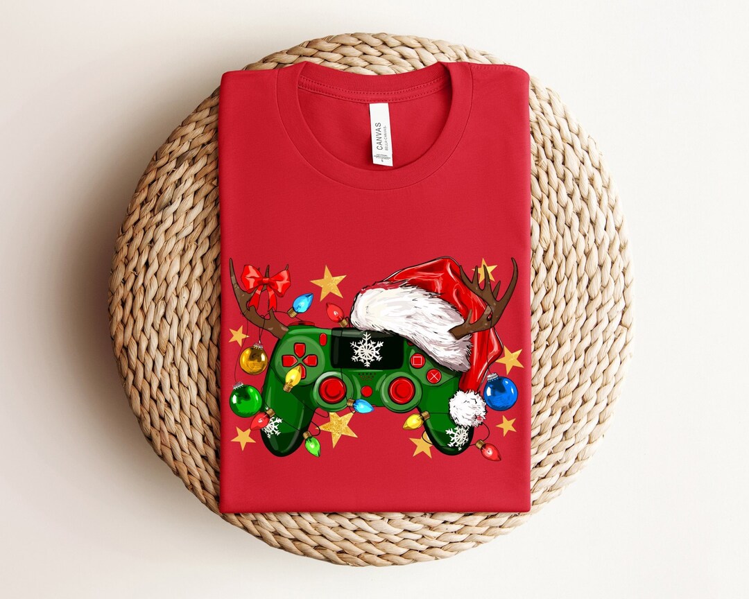 Gamer Christmas Gift, This is My Gaming Tshirt, Christmas Party Game