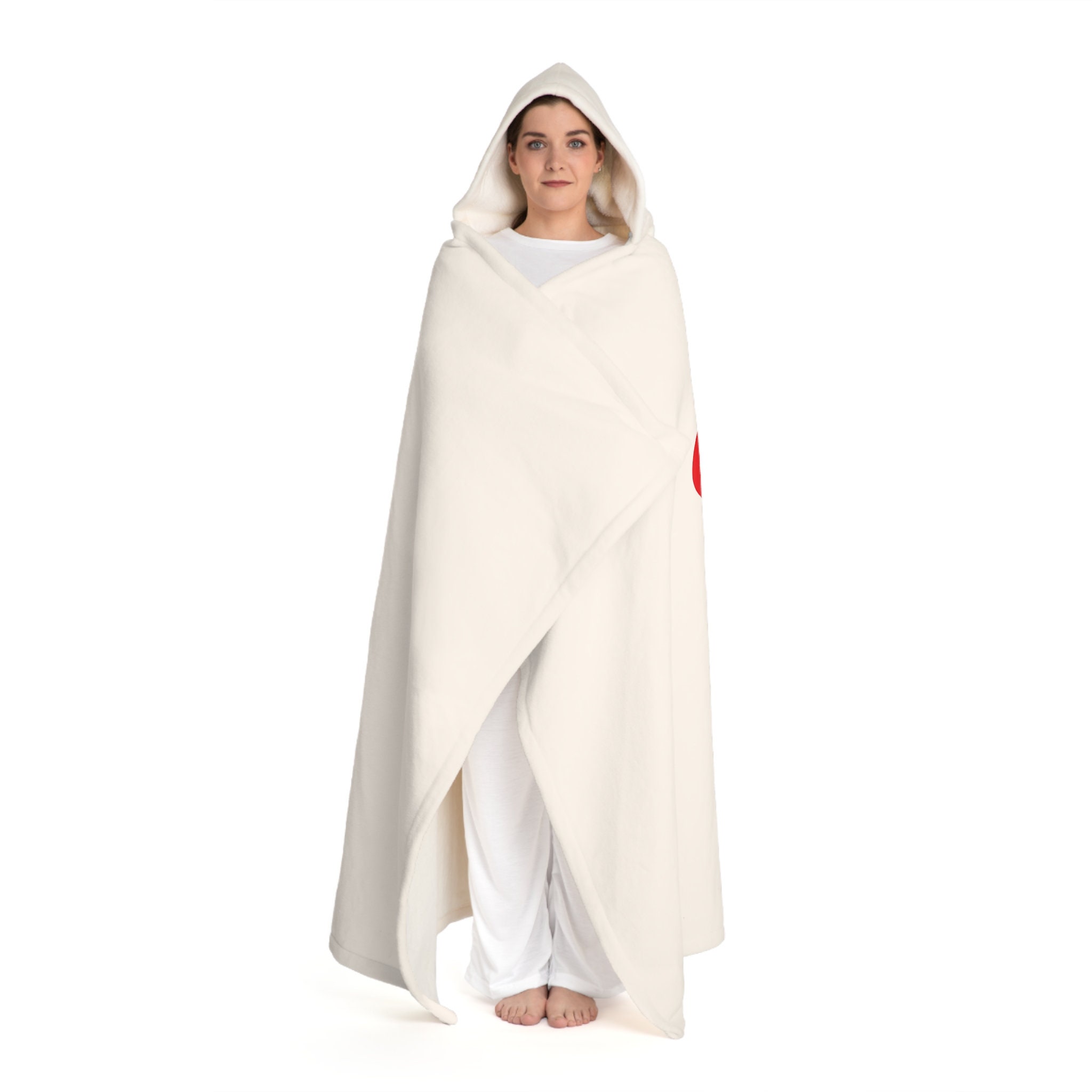 Discover Heart - Super Comfy And Warm Hooded Sherpa Fleece Blanket