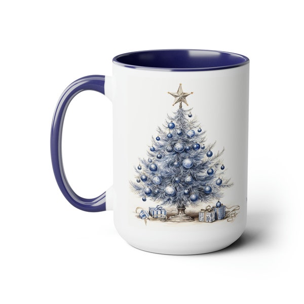 Blue Coffee Mug - Etsy