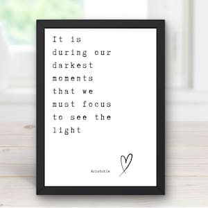 Aristotle Quote Print: Positivity Wall Art (PDF Download)