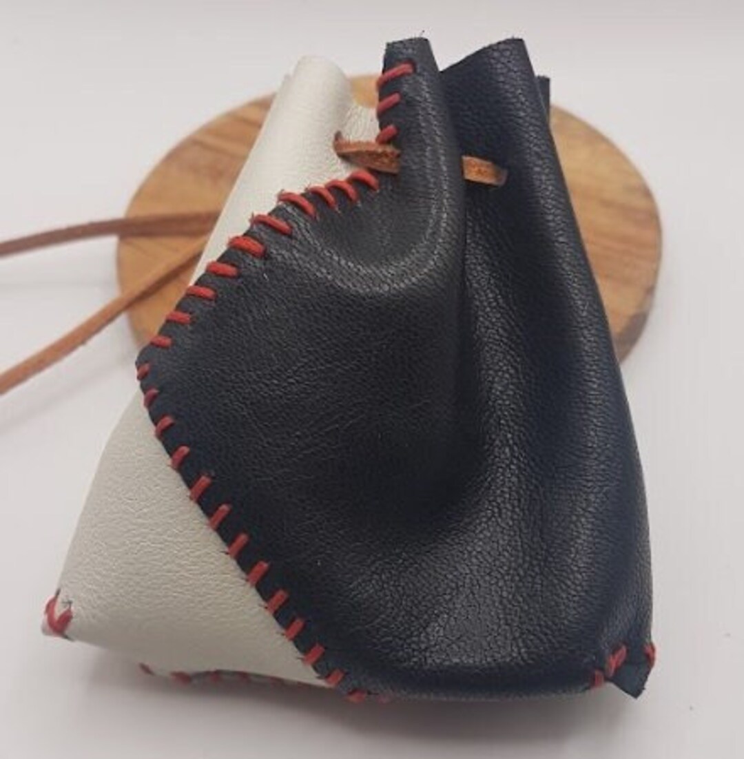Leather Dice Pouch Etsy