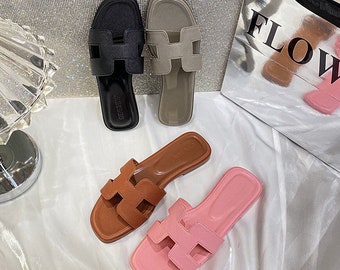 Sandalias lujosas de verano para mujer con letra H: la máxima tendencia en comodidad y estilo de 2024