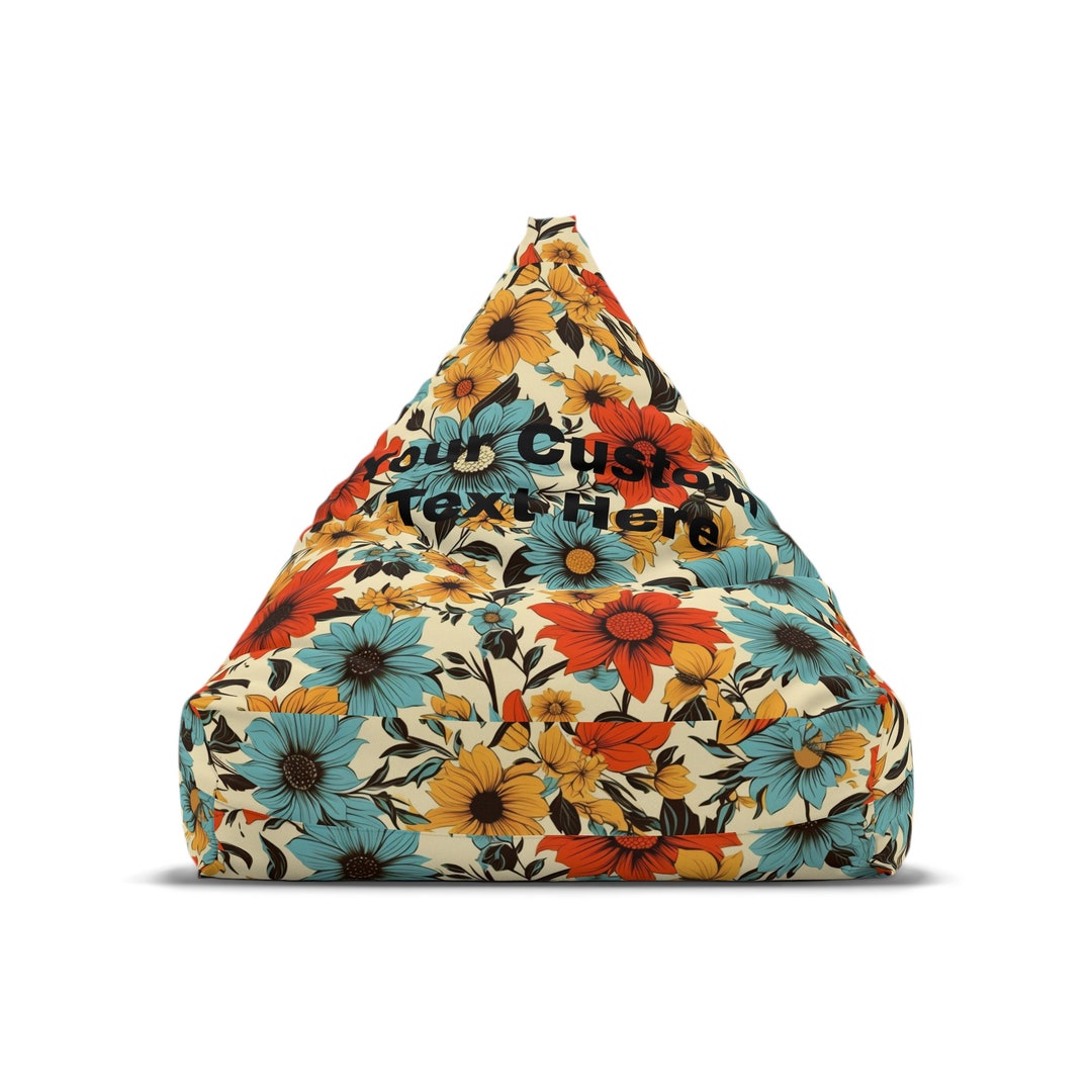 Personalized Name Bean Bag Chair Cover for Kids and Adults 20 Etsy