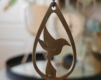Hummingbird Tear Drop Earrings