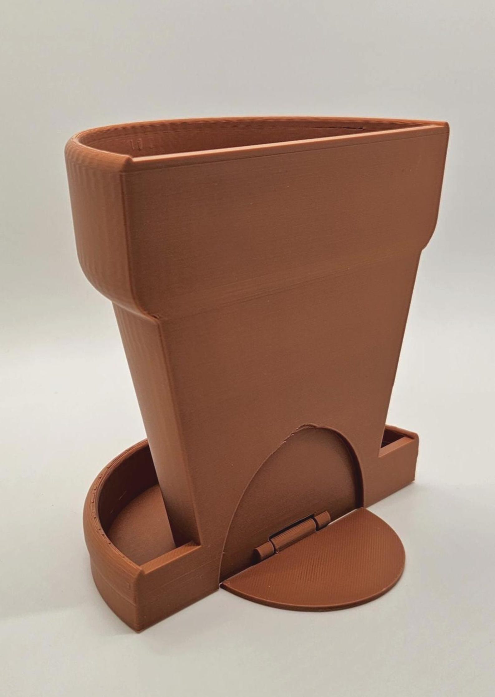 Bookend Planter – Modern Plant Pot Bookend Set – Functional Shelf Decor – Unique Gift for Readers & Plant Lovers, Bookend Pot, 3D Printed