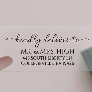 Clear Guest Address Labels/Transparent Custom Wedding Address Labels/Recipient Address Labels/Guest List Address Labels/Mailing Stickers