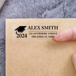 Clear Address Labels for Graduation Return Address Labels Grad Address Labels Graduation Party Invitation Address Stickers Grad Announcement