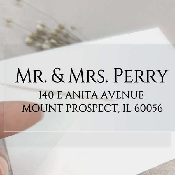 Personalized Return or Guest Address Labels/Wedding Invitation Labels/Printed Address Labels/Recipient Address Save the Date Card Stickers