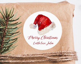 Custom Christmas Labels/Personalized Christmas Stickers/Christmas Gift Sticker/Christmas Favor Stickers/Gift Tag Label/Envelope Seal Sticker