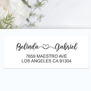 Wedding Return Address Labels/Wedding Return Address Stickers/Calligraphy Address Labels/Personalized Mailing Labels/Custom Address Labels