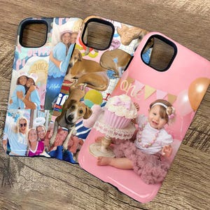 Custom Photo Phone Case/Personalized Picture Collage iPhone Case/Samsung Galaxy Custom Photo Case/Custom Pet Gift/Perfect Custom-Made Gift