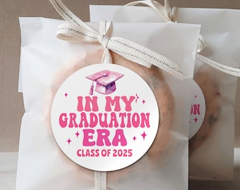 Custom Graduation Stickers/Graduation Party Favor Sticker/Class of 2025/Envelope Seal/Happy Graduation Label/End of School Party Sticker