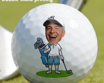 Funny Birthday Golf Ball, Unique Custom Golf Balls for Him, Wedding Gift, Anniversary Gifts, Groomsmen Gift, Best Man Gift