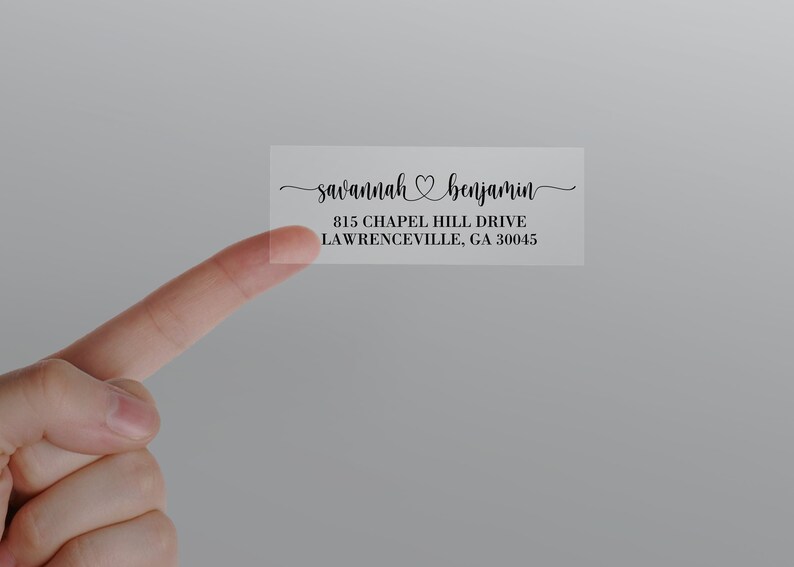 Personalized Mailing Address Labels for Wedding Invitations Save the