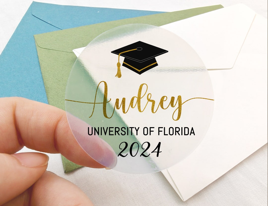 Graduation Class of 2024 Labels/graduation Party Stickers/graduation Announcement Envelope Seals