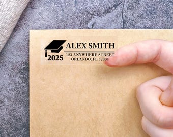 Clear Address Labels for Graduation Return Address Labels Grad Address Labels Graduation Party Invitation Address Stickers Grad Announcement