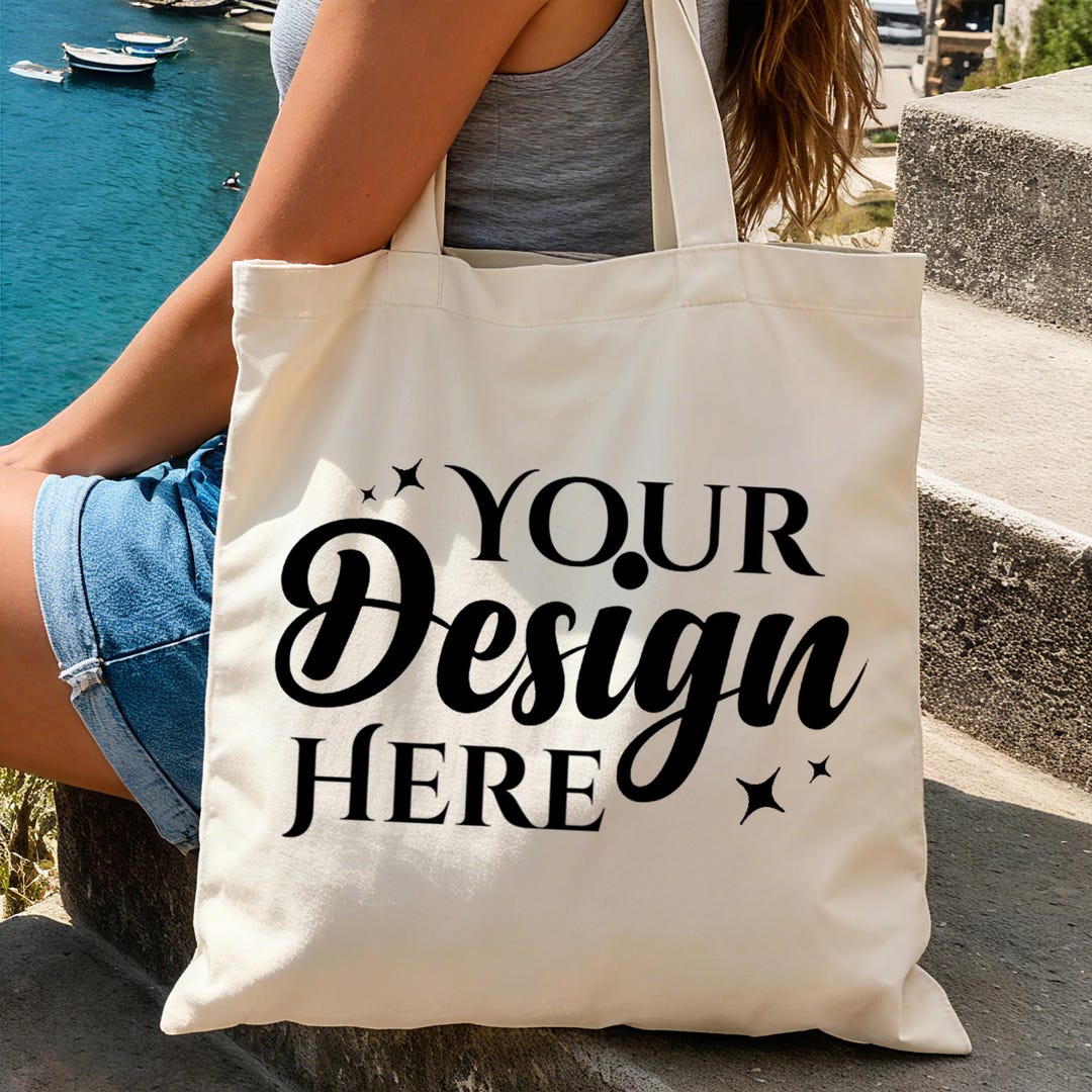 Custom Logo Tote Bags in Bulk, Personalized Canvas Bag for Business ...